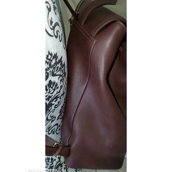 Coach 9827 Vintage Legacy West Hampton Mocha Leather Daypack/Backoack - Picture 12 of 12
